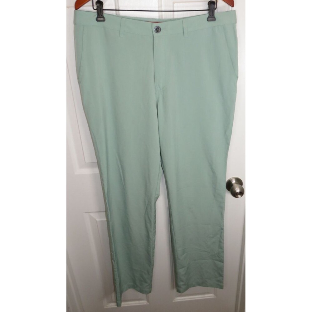 Short Par 4 Performance Golf Chino Pants Mint Green Size 34x34